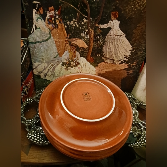 Espana lifestyle,TABLETOPS Unlimited🏘🏜  4 Dinner Plates,A Fabulous Gift.🎁 - Picture 5 of 8